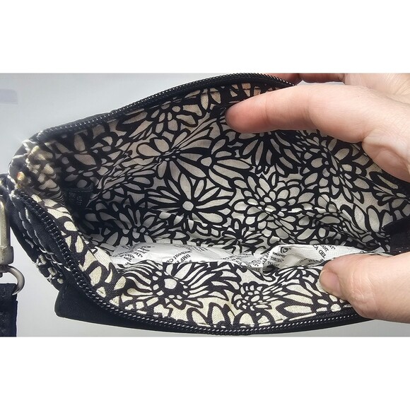 Vera Bradley Retired Limited Edition Flap Cosmetic Microfiber Spectator Wristlet - Picture 7 of 12